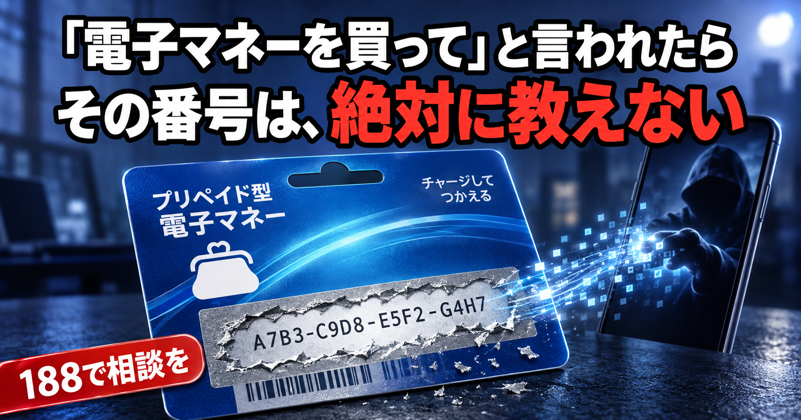 電子マネー詐欺で番号を教える前にできる対策