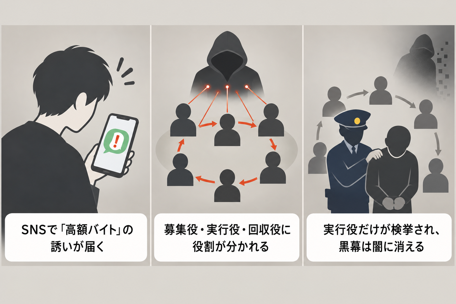 トクリュウの仕組みを示す図解